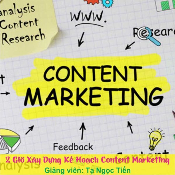 2 giờ xây dựng kế hoạch Content Marketing